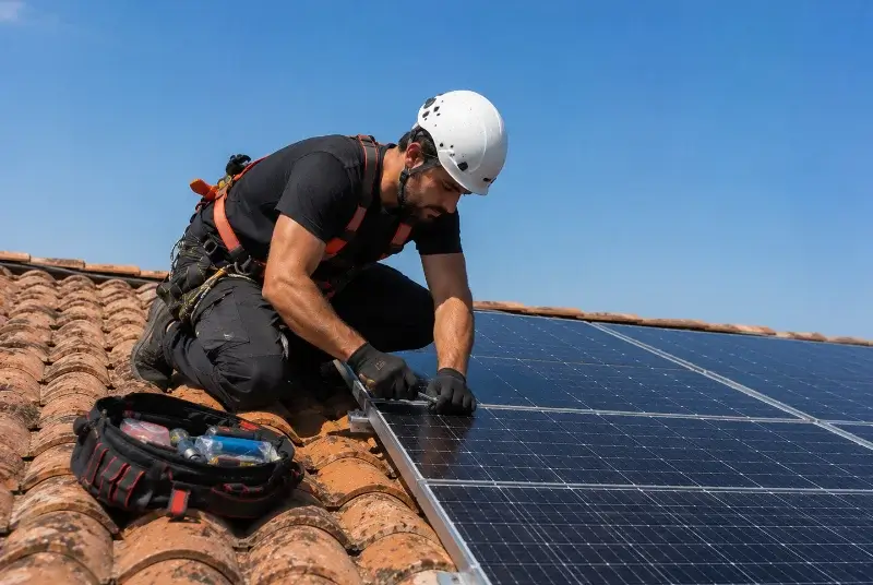 Maintenance et monitoring de panneaux solaires à Tautavel