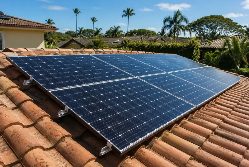 Installation de panneaux solaires à Tautavel
